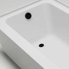 Vanity Art 60"x 32" Acrylic Alcove Skirt Soaking Bathtub with Left Overflow and Drain - B3012-Left - The Home Selection