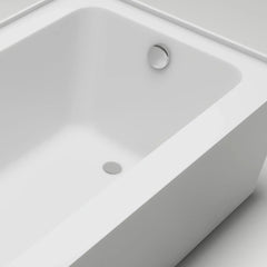 Vanity Art 60"x 32" Acrylic Alcove Skirt Soaking Bathtub with Right Overflow and Drain - B3012-Right - The Home Selection