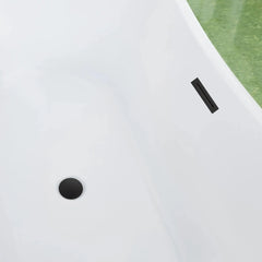 Vanity Art 67" Acrylic Freestanding Soaking Bathtub – Luxurious Comfort & Modern Design - VA6805 - The Home Selection