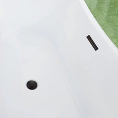 Vanity Art 67" Acrylic Freestanding Soaking Bathtub – Luxurious Comfort & Modern Design - VA6805 - The Home Selection