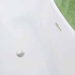 Vanity Art 67" Acrylic Freestanding Soaking Bathtub – Luxurious Comfort & Modern Design - VA6805 - The Home Selection