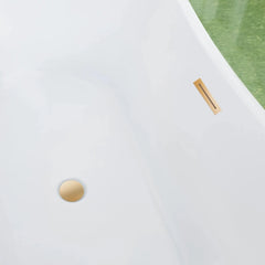 Vanity Art 67" Acrylic Freestanding Soaking Bathtub – Luxurious Comfort & Modern Design - VA6805 - The Home Selection