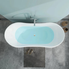 Vanity Art 67" Acrylic Freestanding Soaking Bathtub – Luxurious Comfort & Modern Design - VA6805 - The Home Selection