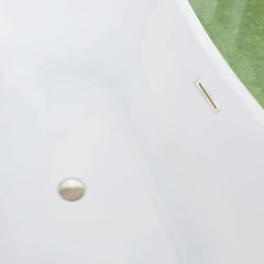 Vanity Art 67" Acrylic Freestanding Soaking Bathtub – Luxurious Comfort & Modern Design - VA6805 - The Home Selection