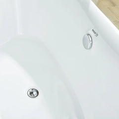 Vanity Art 68" AAcrylic Clawfoot Freestanding Bathtub – Classic Elegance & Modern Comfort - VA6513 - The Home Selection