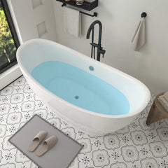 Vanity Art 68" AAcrylic Clawfoot Freestanding Bathtub – Classic Elegance & Modern Comfort - VA6513 - The Home Selection
