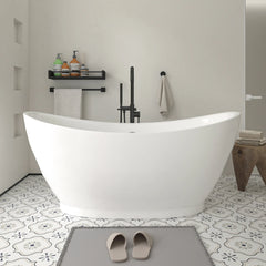 Vanity Art 68" AAcrylic Clawfoot Freestanding Bathtub – Classic Elegance & Modern Comfort - VA6513 - The Home Selection