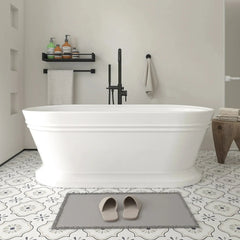 Vanity Art 68" Acrylic Freestanding Soaking Bathtub – Sleek Design & Spa-Like Comfort - VA6610-L - The Home Selection
