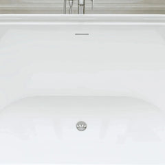 Vanity Art 68" Acrylic Freestanding Soaking Bathtub – Sleek Design & Spa-Like Comfort - VA6610-L - The Home Selection