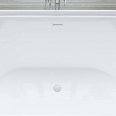 Vanity Art 68" Acrylic Freestanding Soaking Bathtub – Sleek Design & Spa-Like Comfort - VA6610-L - The Home Selection