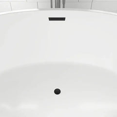 Vanity Art 69" Freestanding Bathtub – Overflow W/Chrome Finish and Adjustable Leveling Legs - VA6834-S - The Home Selection