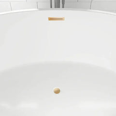 Vanity Art 69" Freestanding Bathtub – Overflow W/Chrome Finish and Adjustable Leveling Legs - VA6834-S - The Home Selection