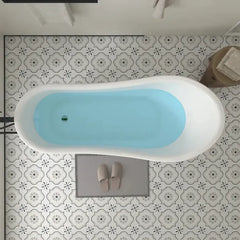 Vanity Art 69" Luxury Acrylic Clawfoot Freestanding Bathtub – Classic Elegance & Modern Comfort - VA6310-L - The Home Selection