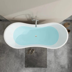 Vanity Art 71" Acrylic Clawfoot Freestanding Bathtub – Timeless Style & Luxurious Comfort - VA6517 - The Home Selection