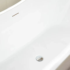 Vanity Art 71" Acrylic Clawfoot Freestanding Bathtub – Timeless Style & Luxurious Comfort - VA6517 - The Home Selection