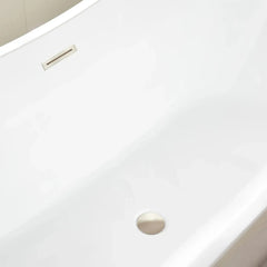 Vanity Art 71" Acrylic Clawfoot Freestanding Bathtub – Timeless Style & Luxurious Comfort - VA6517 - The Home Selection