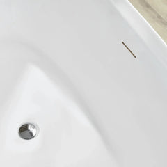 Vanity Art 71" Acrylic Freestanding Soaking Bathtub – Elegant Design & Ultimate Comfort - VA6807 - The Home Selection