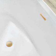 Vanity Art 71" Acrylic Freestanding Soaking Bathtub – Elegant Design & Ultimate Comfort - VA6807 - The Home Selection