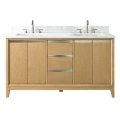 Vanity Art 72-Inch Double Sink Bathroom Vanity with Engineered Marble Top - VA8072 - The Home Selection