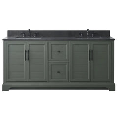 Vanity Art 72-Inch Double Sink Freestanding Bathroom Vanity with Engineered Marble Top - VA5072-D - The Home Selection