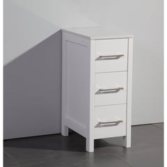 Vanity Art 84- Double Sink Bath Vanity with White Ceramic Top and Mirror - VA3030-84 - The Home Selection
