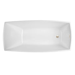 Vanity Art Acrylic Flatbottom Freestanding Bathtub - VA6841 - The Home Selection