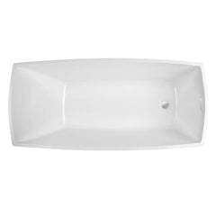 Vanity Art Acrylic Flatbottom Freestanding Bathtub - VA6841 - The Home Selection