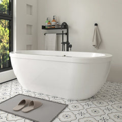 Vanity Art Acrylic Freestanding Soaking Bathtub - VA6837 - The Home Selection