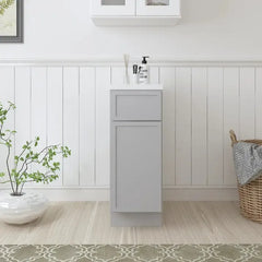Vanity Art Bath Cabinet Only CVJ – Classic Solid Birch Vanity Cabinet: Timeless Elegance Meets Practical Storage - VA4112-1 - The Home Selection
