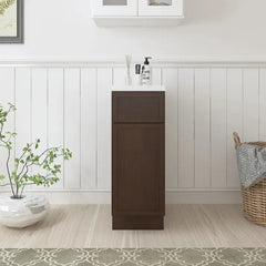 Vanity Art Bath Cabinet Only CVJ – Classic Solid Birch Vanity Cabinet: Timeless Elegance Meets Practical Storage - VA4112-1 - The Home Selection