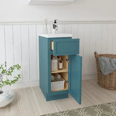 Vanity Art Bath Cabinet Only CVJ – Classic Solid Birch Vanity Cabinet: Timeless Elegance Meets Practical Storage - VA4112-1 - The Home Selection