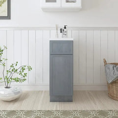Vanity Art Bath Cabinet Only CVJ – Classic Solid Birch Vanity Cabinet: Timeless Elegance Meets Practical Storage - VA4112-1 - The Home Selection