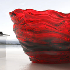 Vanity Art Freestanding Oval Soaking Stone Resin Bathtub with Pop Up Drain - VA6922 - The Home Selection