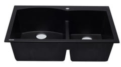 Alfi 33  Double Bowl Drop In Granite Composite Kitchen Sink - AB3320DI