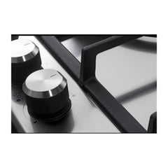 Verona 30 inch Italian-Made Gas Cooktop with 5 Brass Burners and Continuous Cast Iron Grates in Stainless Steel - VDGCT530FSS - The Home Selection
