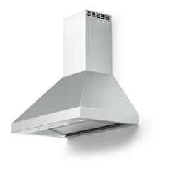 Verona 36 Inch Designer Chimney Wall Hood with 600 CFM, Stainless Steel Baffle Filters, LED Lighting - VECHW36G - The Home Selection