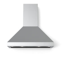 Verona 36 Inch Designer Chimney Wall Hood with 600 CFM, Stainless Steel Baffle Filters, LED Lighting - VECHW36G - The Home Selection