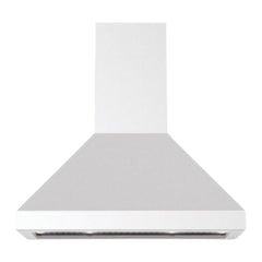 Verona 36 Inch Designer Chimney Wall Hood with 600 CFM, Stainless Steel Baffle Filters, LED Lighting - VECHW36G - The Home Selection