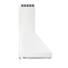 Verona 36 Inch Designer Chimney Wall Hood with 600 CFM, Stainless Steel Baffle Filters, LED Lighting - VECHW36G - The Home Selection