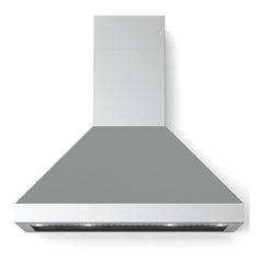 Verona 36 Inch Designer Chimney Wall Hood with 600 CFM, Stainless Steel Baffle Filters, LED Lighting - VECHW36G - The Home Selection