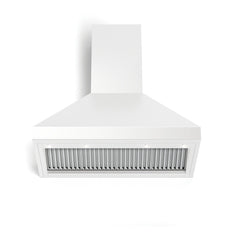 Verona 36 Inch Designer Chimney Wall Hood with 600 CFM, Stainless Steel Baffle Filters, LED Lighting - VECHW36G - The Home Selection