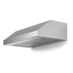 Verona 36 Inch Designer Low Profile Under Cabinet Range Hood with 600 CFM, Stainless Steel Baffle Filters, LED Lighting in Stainless Steel - VELP3610GSS - The Home Selection