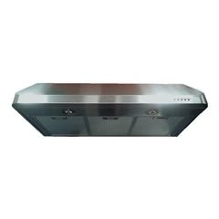 Verona 36 inch Low Profile Under Cabinet Range Hood with 600 CFM, Aluminum Mesh Filters and LED Lighting in Stainless Steel - VEHOOD3610 - The Home Selection
