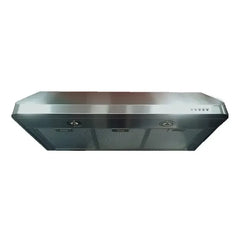 Verona 36 inch Low Profile Under Cabinet Range Hood with 600 CFM, Aluminum Mesh Filters and LED Lighting in Stainless Steel - VEHOOD3610 - The Home Selection