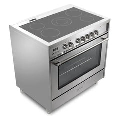 Verona 36" Prima Series Freestanding Electric Range – Stainless Steel - VPRFSEE365SS - The Home Selection