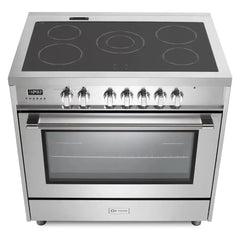 Verona 36" Prima Series Freestanding Electric Range – Stainless Steel - VPRFSEE365SS - The Home Selection