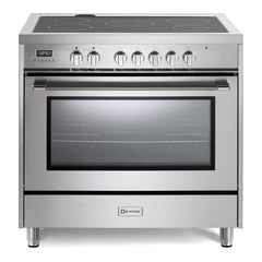 Verona 36" Prima Series Freestanding Electric Range – Stainless Steel - VPRFSEE365SS - The Home Selection
