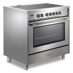 Verona 36" Prima Series Freestanding Electric Range – Stainless Steel - VPRFSEE365SS - The Home Selection