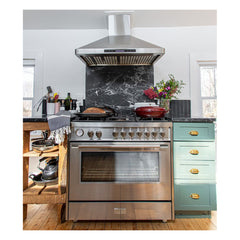 Verona 36" Prima Series Freestanding Gas Range – Stainless Steel - VPRFSGG365SS - The Home Selection