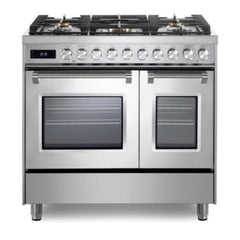 Verona 36" Ultima Collection Double Oven Dual Fuel Range - VUFSGE365D - The Home Selection